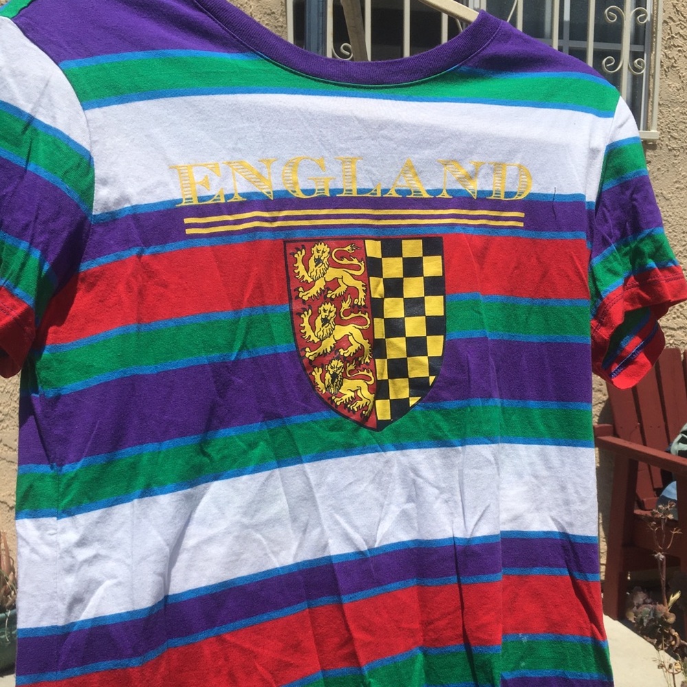 Forever 21 “England” striped shirt